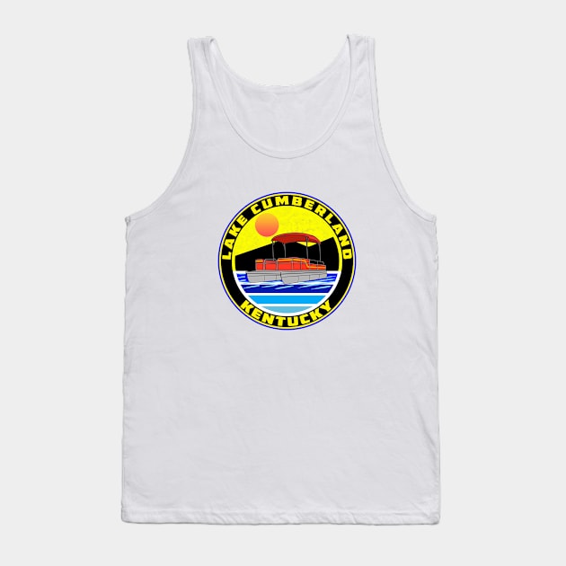 Lake Cumberland Kentucky Pontoon Boat Houseboat House Boat Tank Top by DD2019